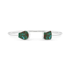 chrysocolla twister bracelet