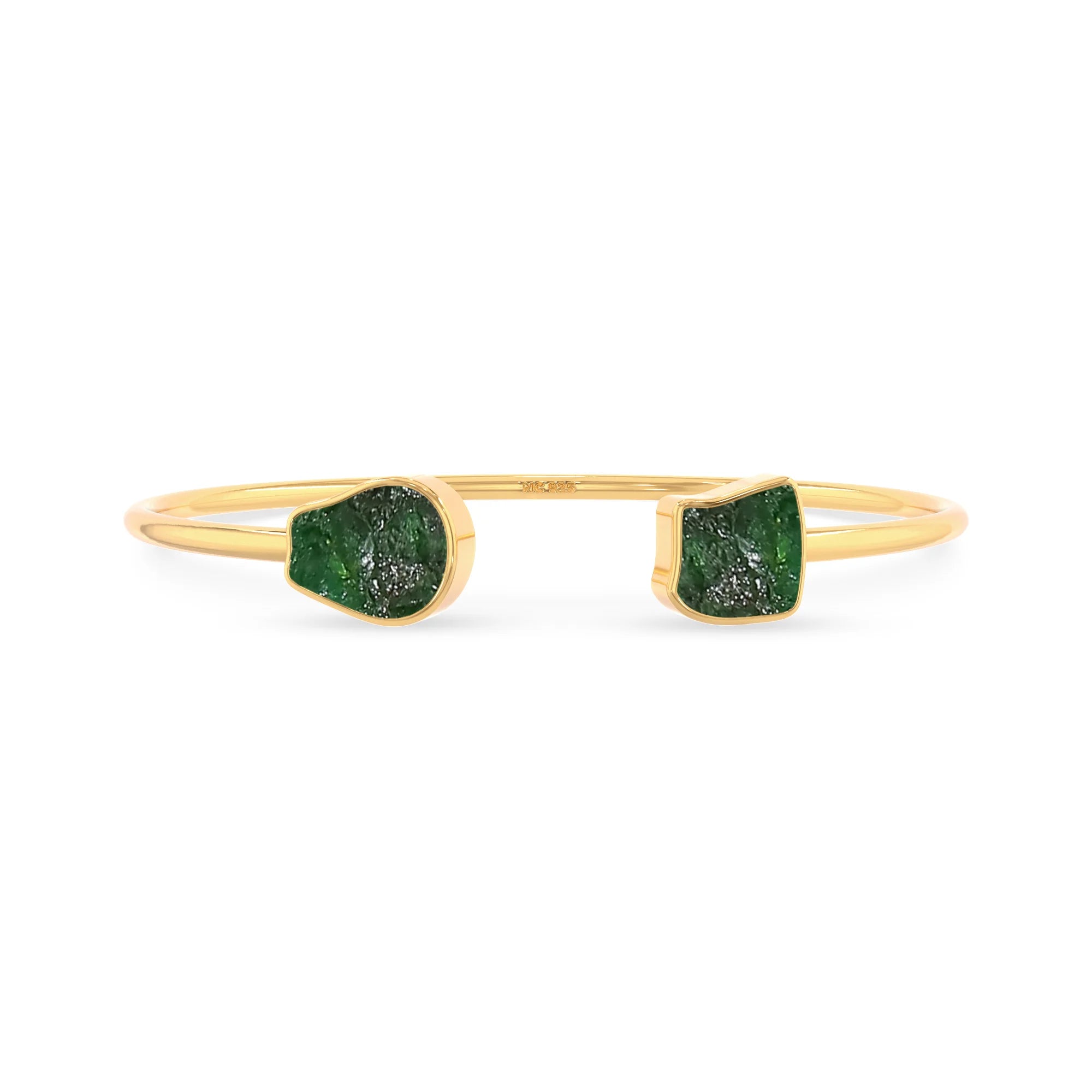 emerald twister bracelet