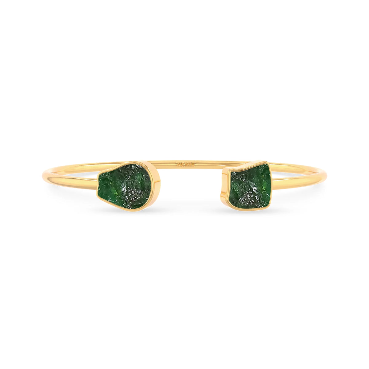 emerald twister bracelet