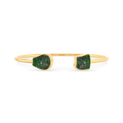 emerald twister bracelet