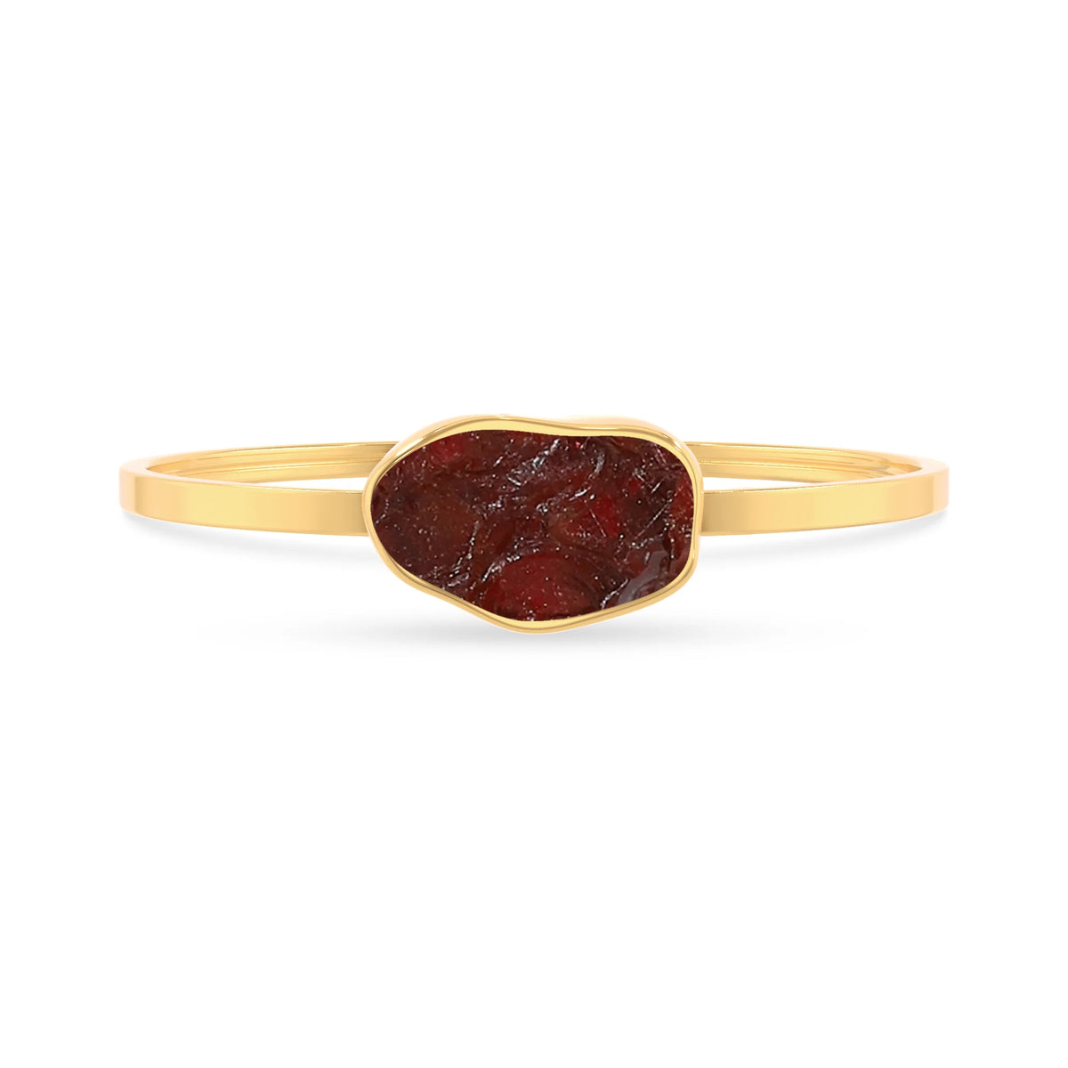 garnet rough bracelet