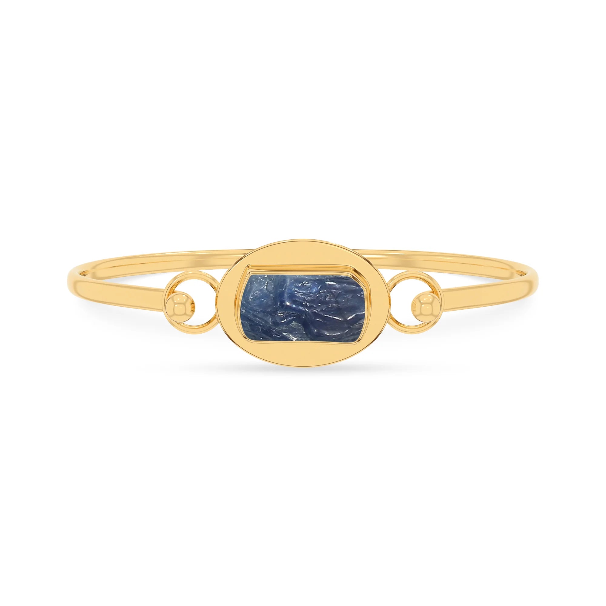 blue sapphire rough bracelet