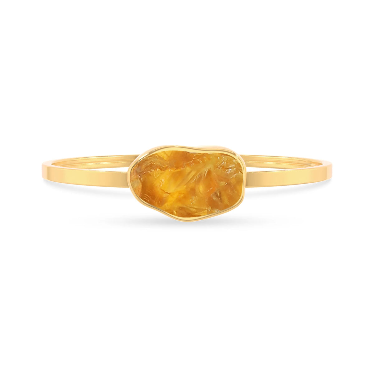 citrine rough bracelet
