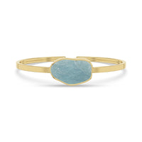aquamarine rough bracelet