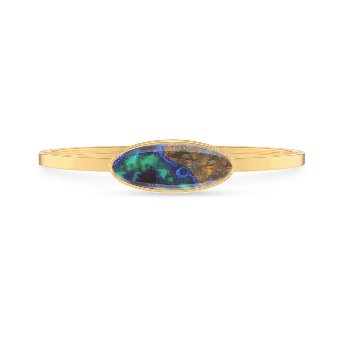 azurite malachite rough bracelet