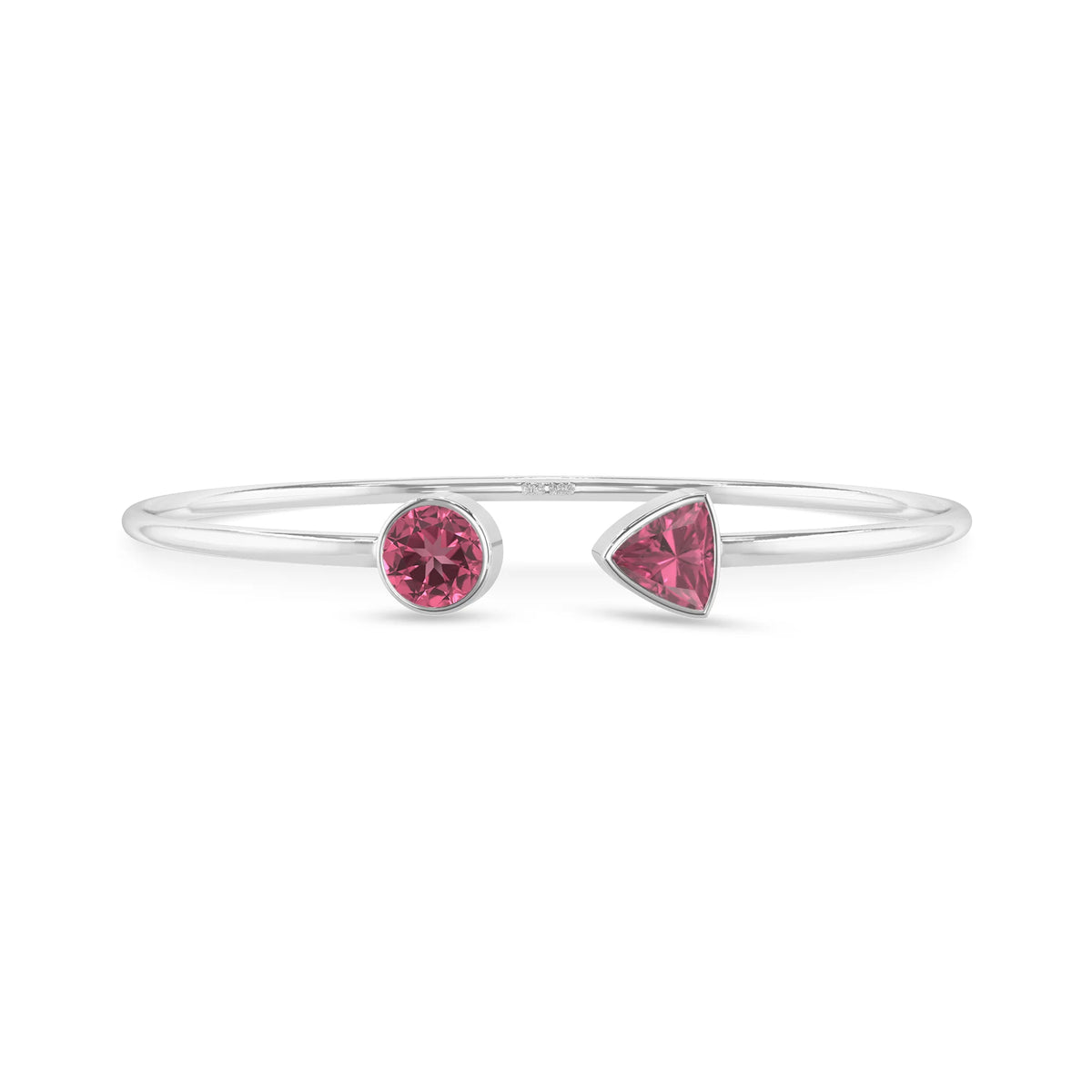 pink tourmaline cut bracelet