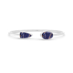 sodalite cab bracelet