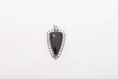 black tourmaline pendant