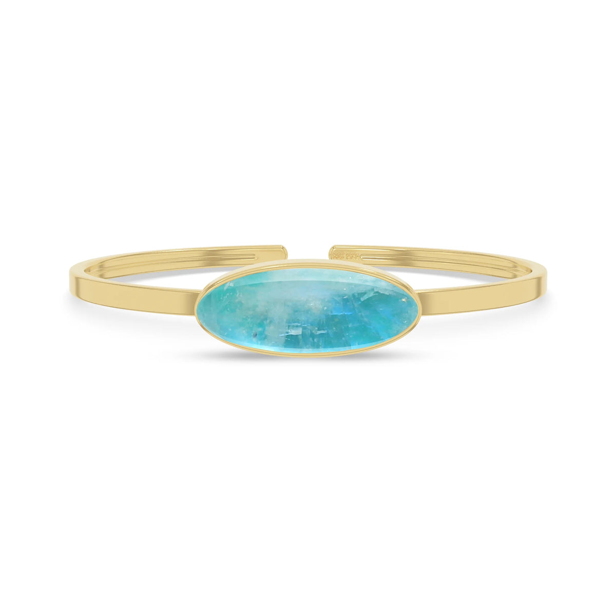 green moonstone rough bracelet