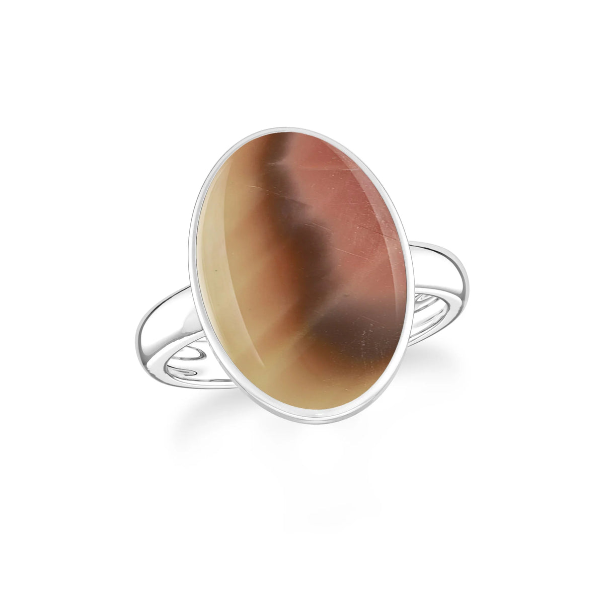 imperial-jasper bezel-set ring