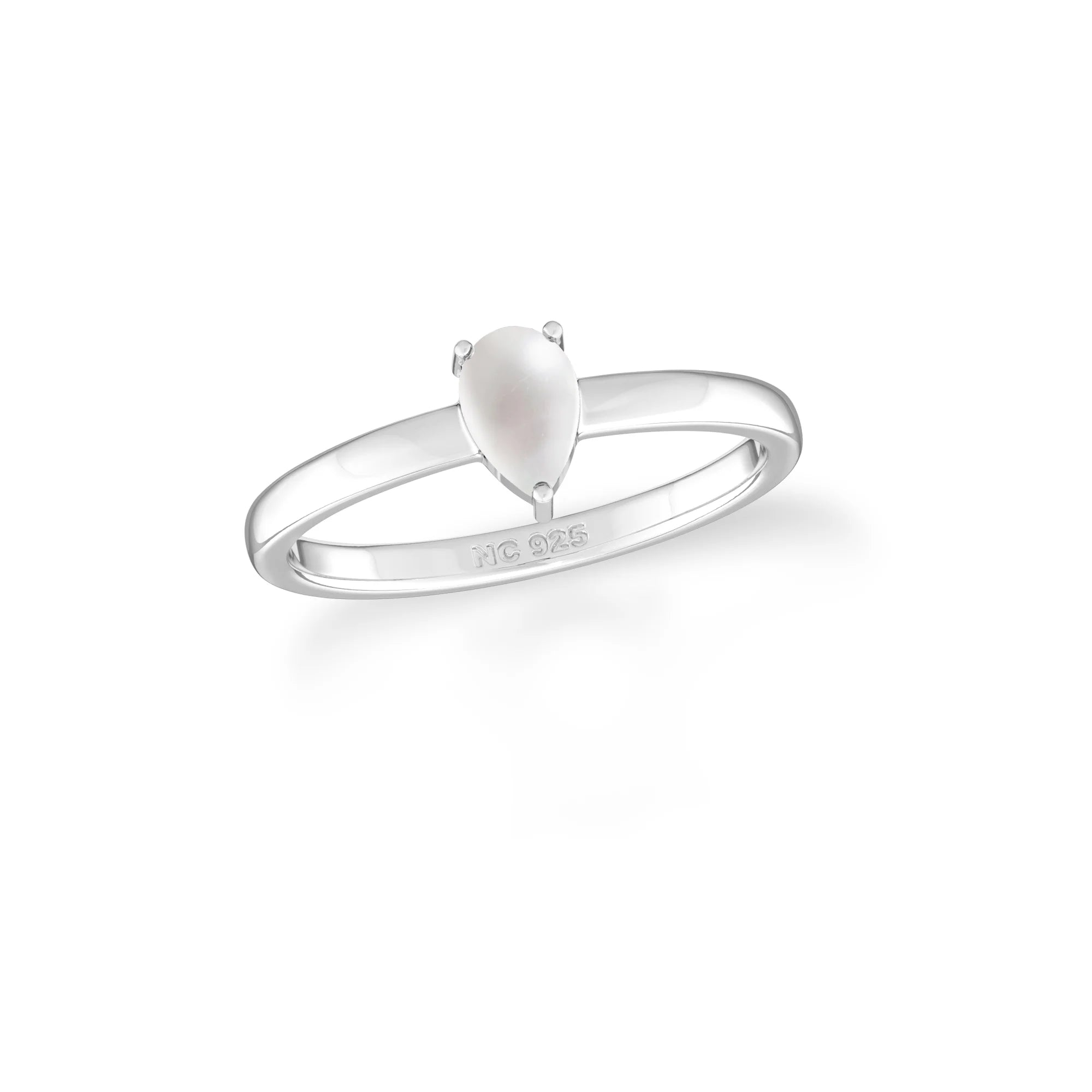 paraiba apatite stackable prong-set ring