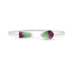 ruby zoisite cab bracelet