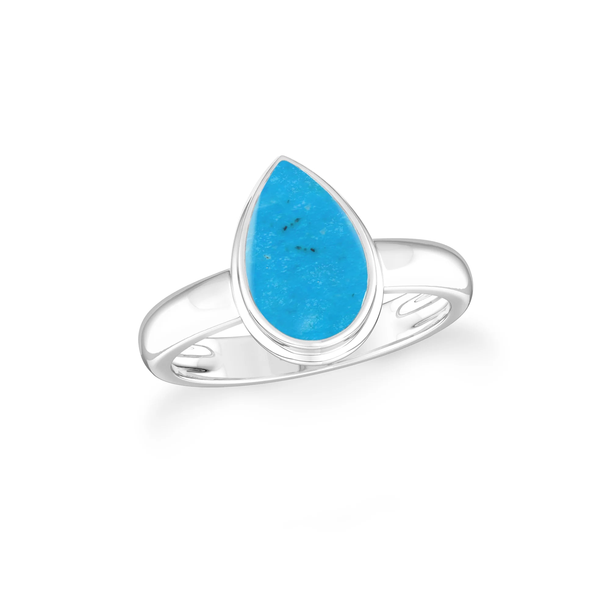 turquoise bezel-set ring