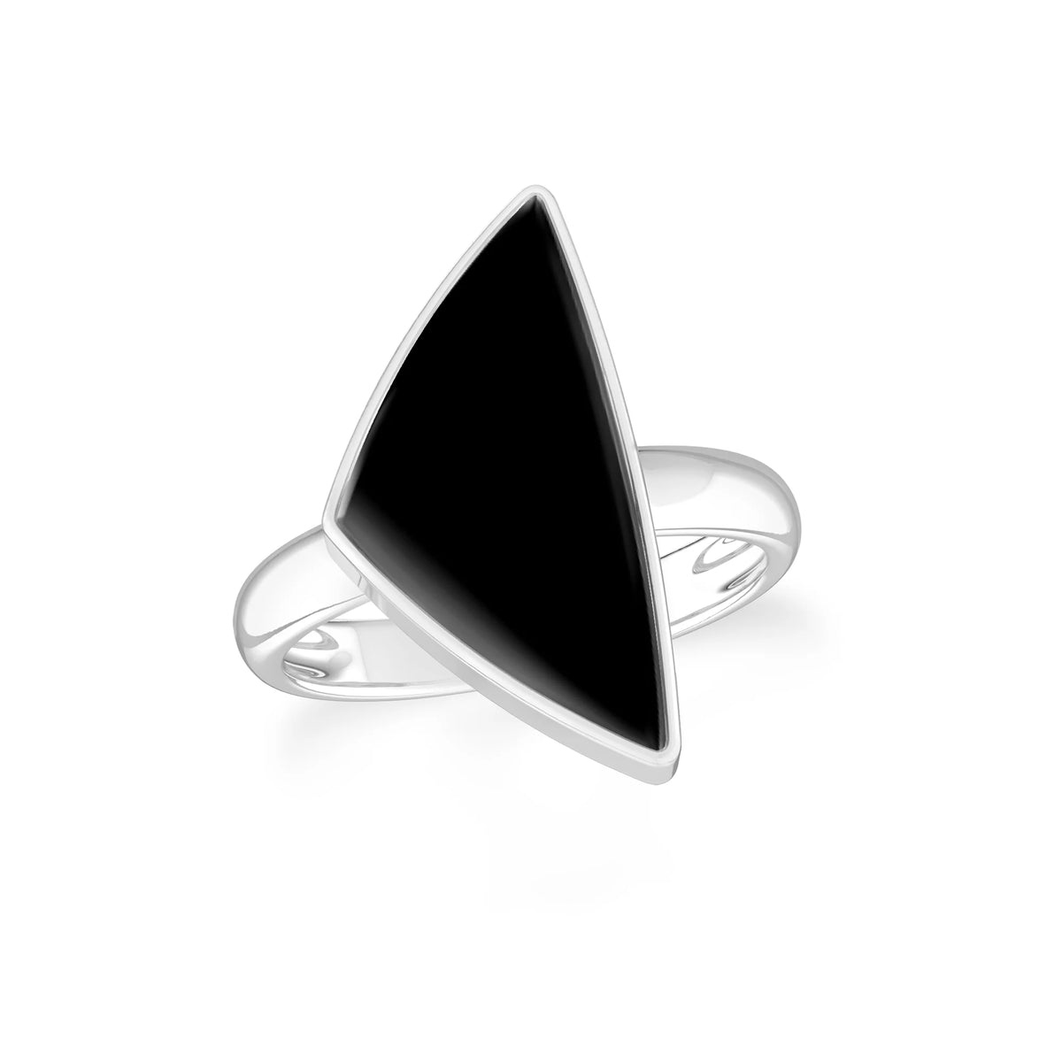 black-onyx bezel-set ring