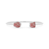rhodochrosite twister bracelet