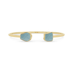 aquamarine twister bracelet