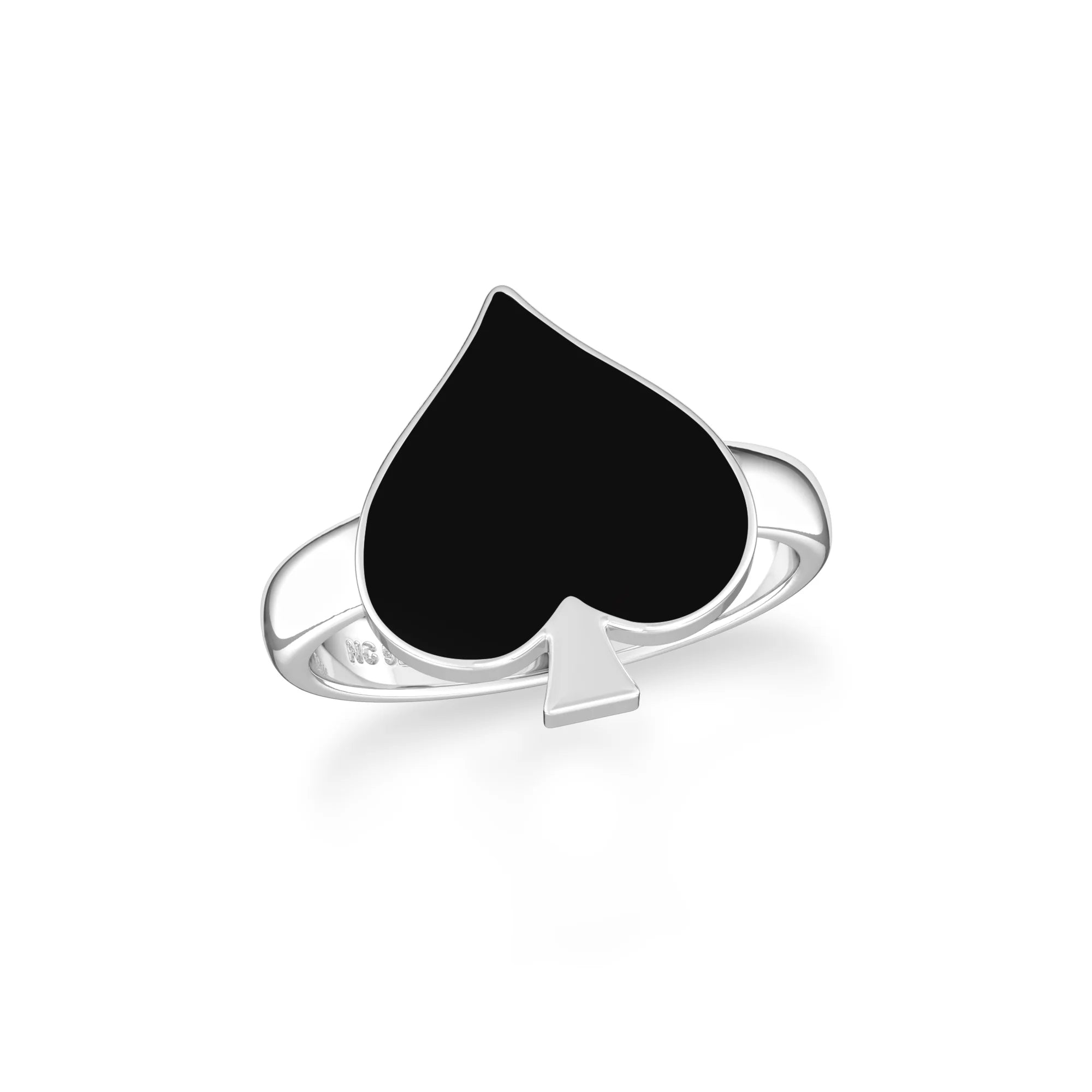 black onyx bezel-set ring