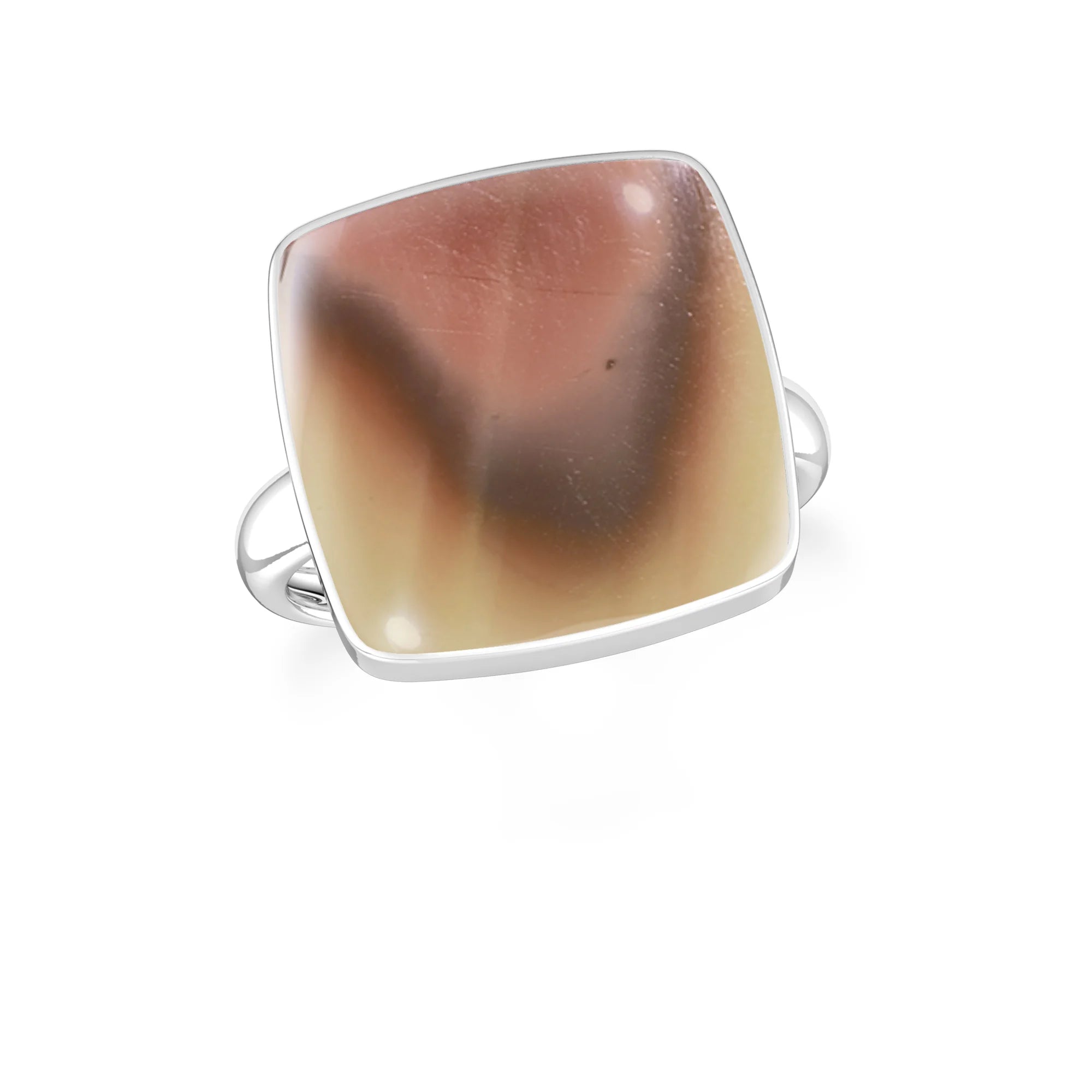 imperial-jasper bezel-set ring