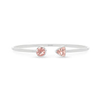 morganite cut bracelet