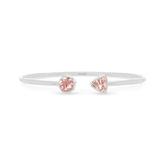 morganite cut bracelet
