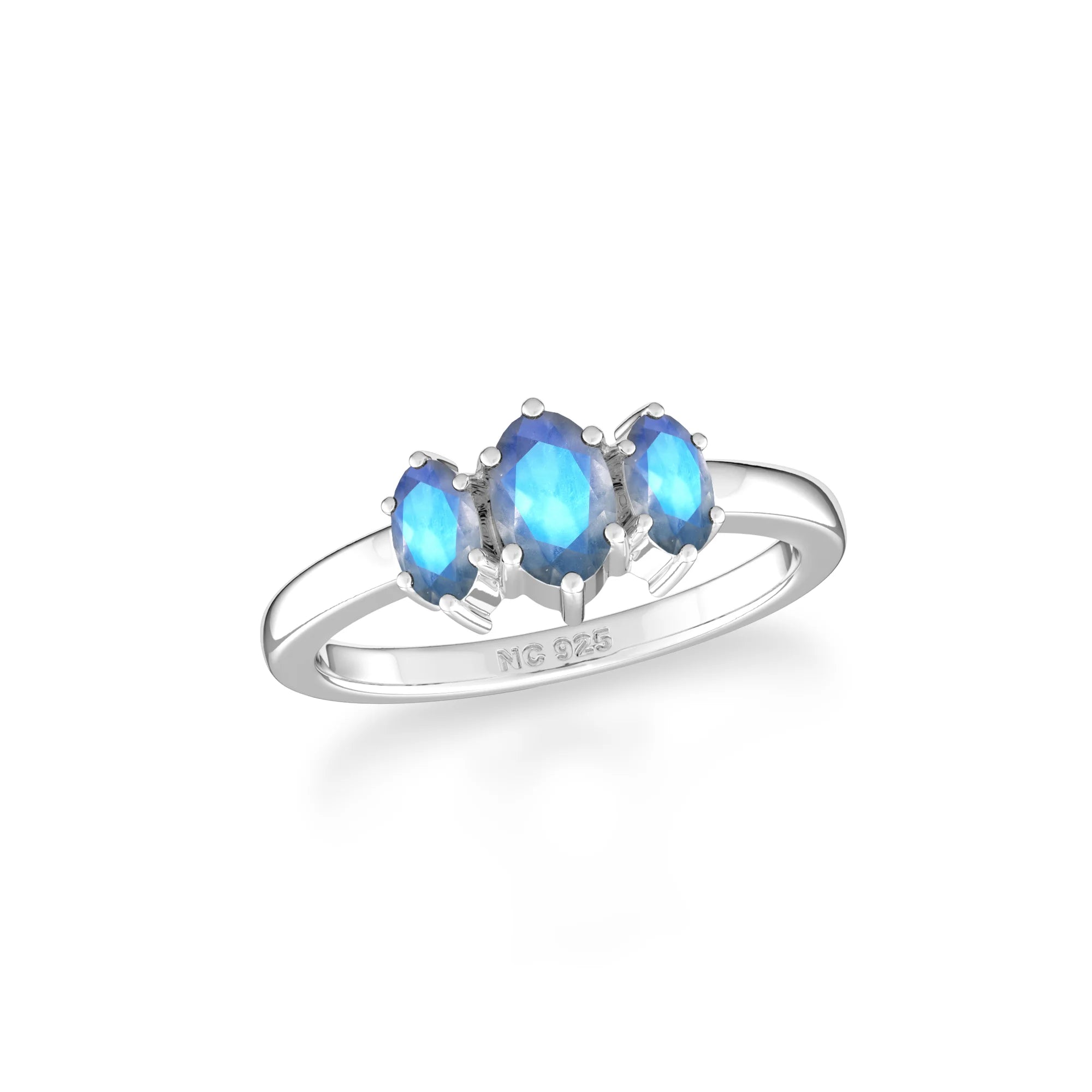 labradorite prong-set ring