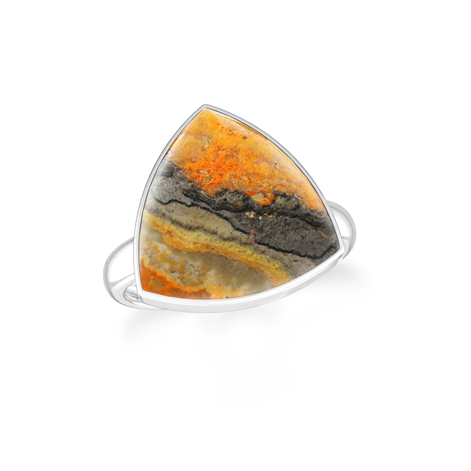 bumble-bee bezel-set ring