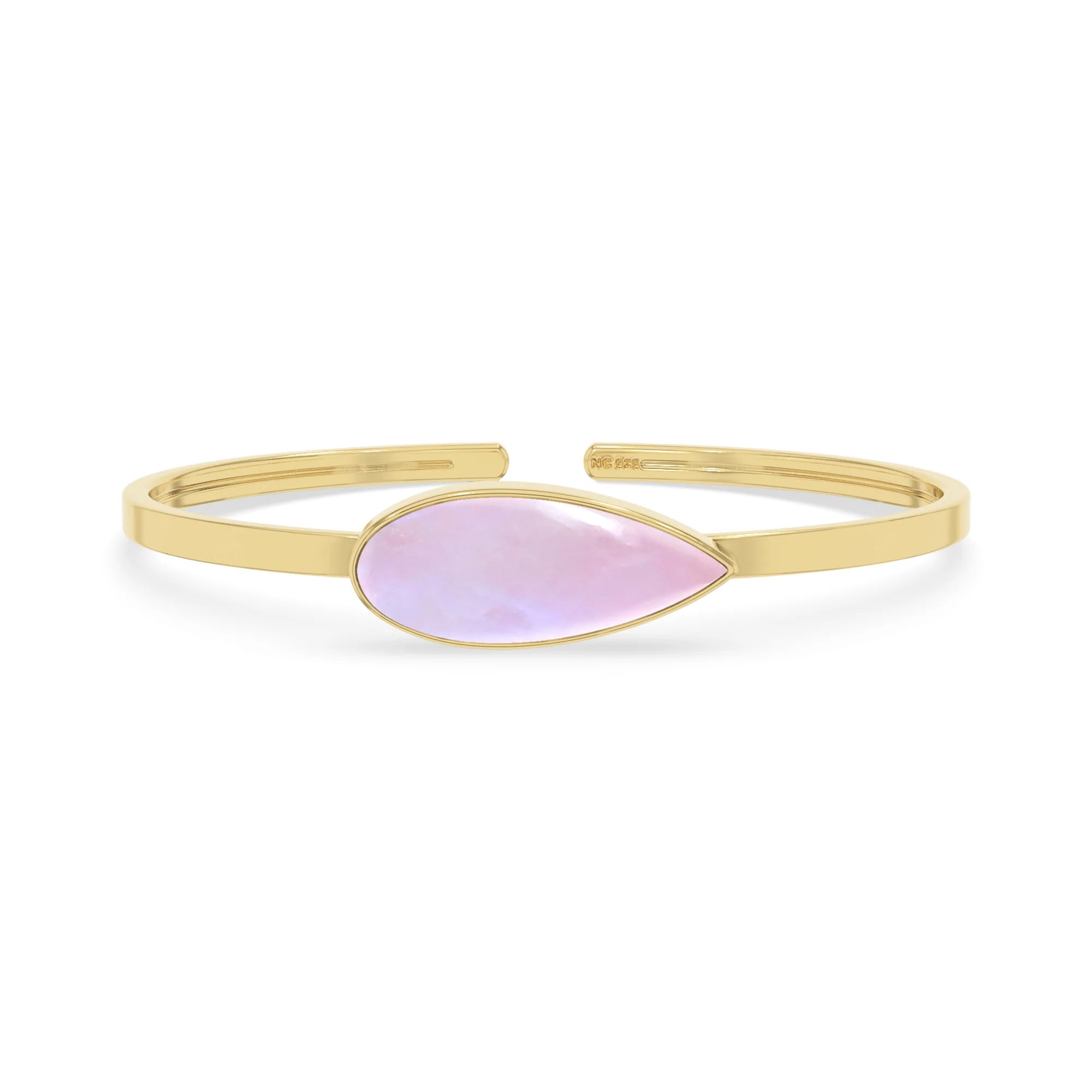 pink moonstone rough bracelet