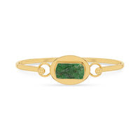 emerald rough bracelet