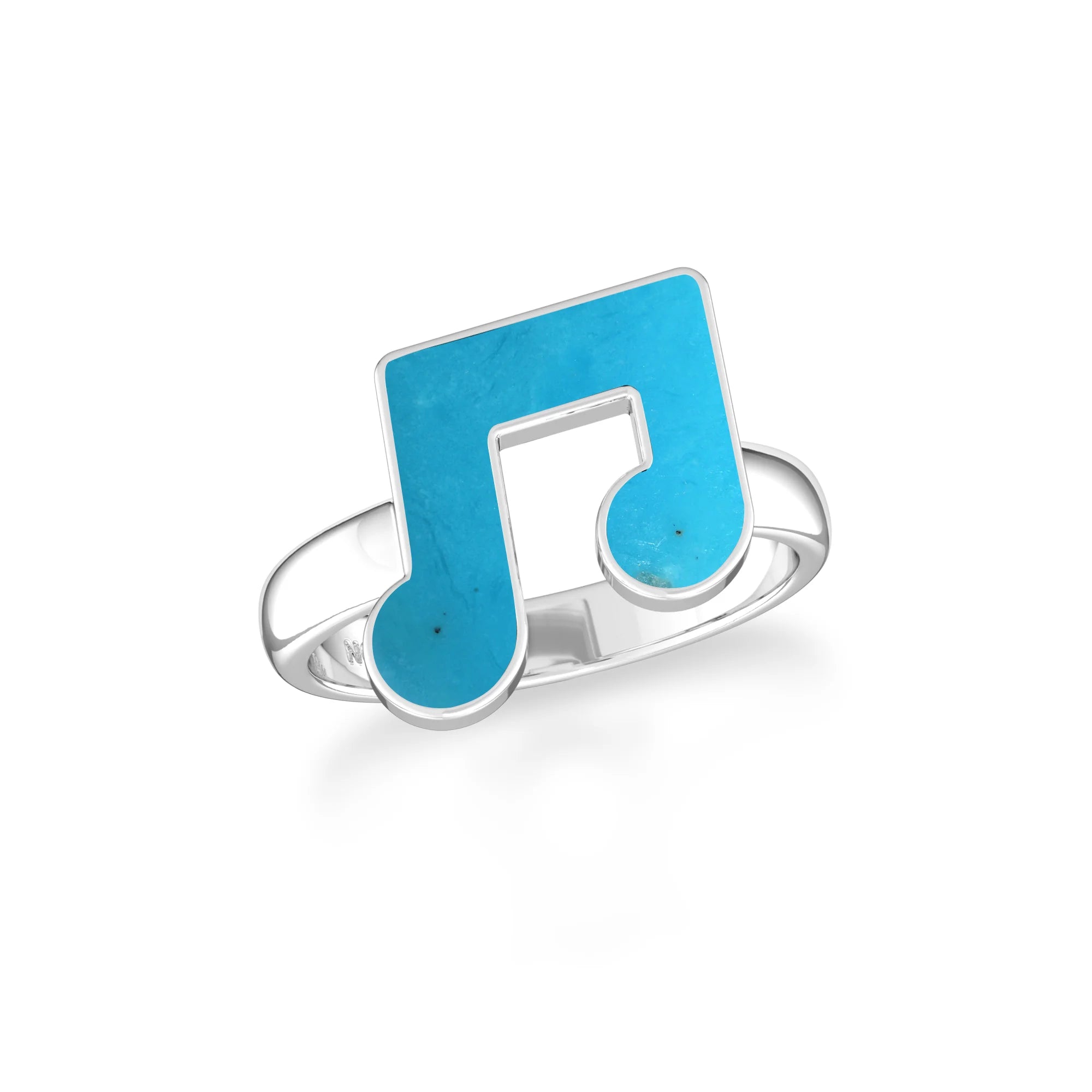 turquoise bezel-set ring