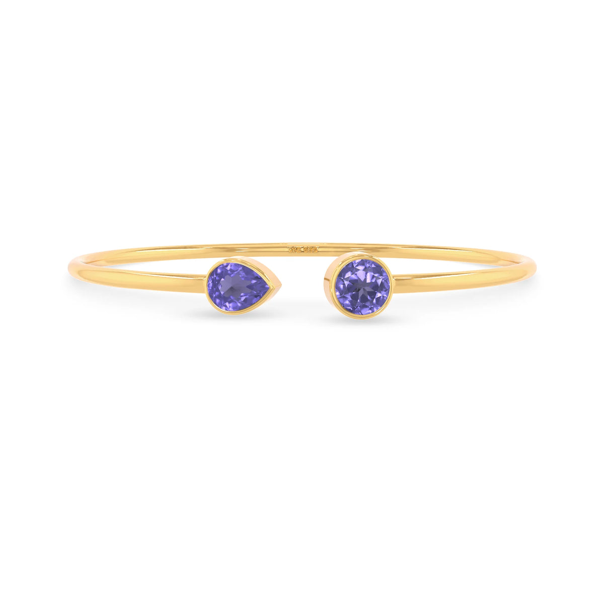 tanzanite cut bracelet