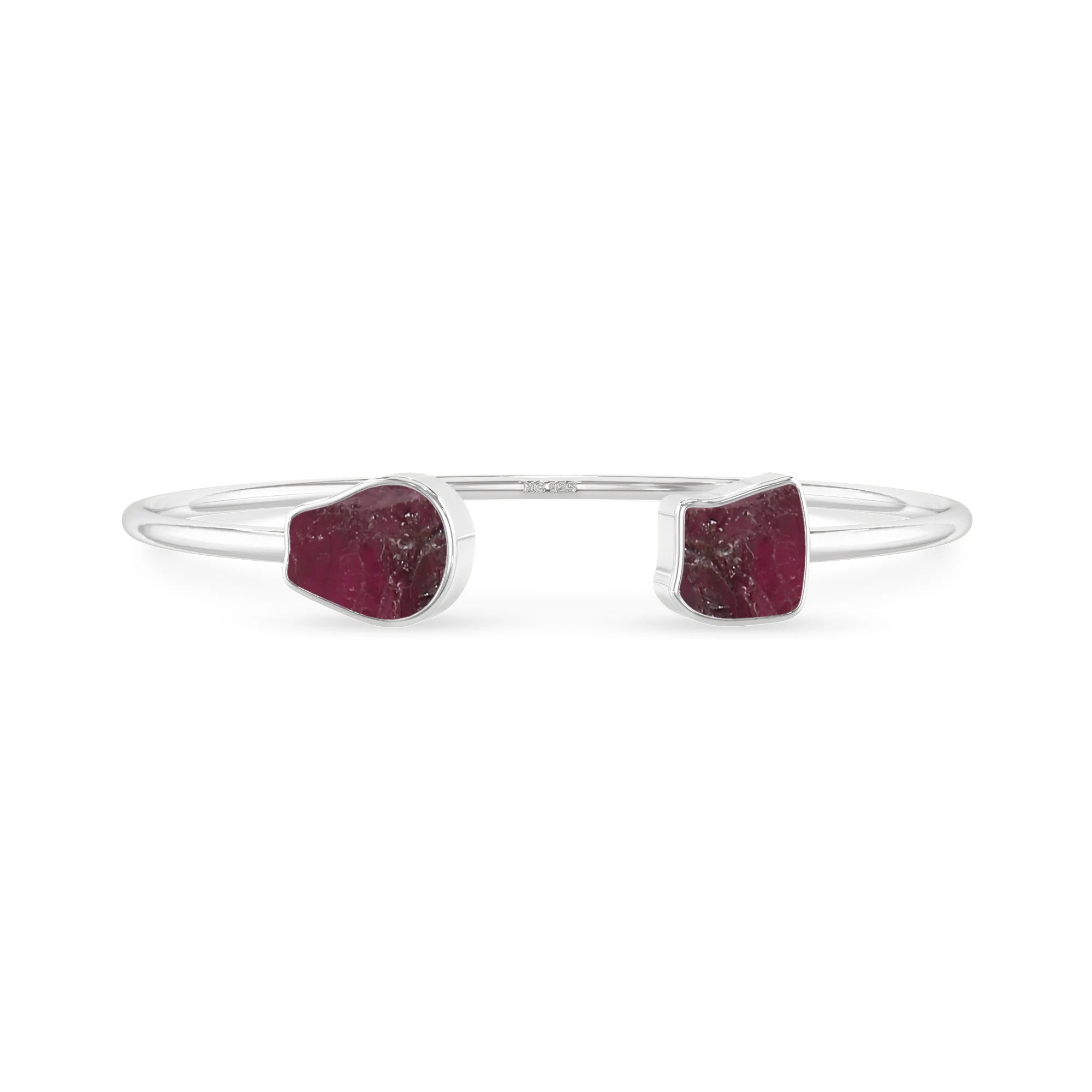 rhodolite garnet twister bracelet