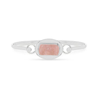rose quartz rough bracelet
