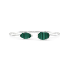 malachite cab bracelet