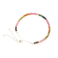 multi tourmaline cut bracelet