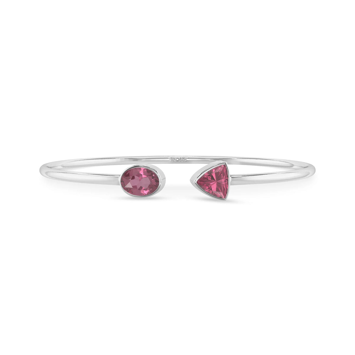 pink tourmaline cut bracelet