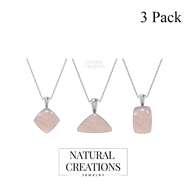 rose quartz pendant