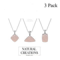rose quartz pendant