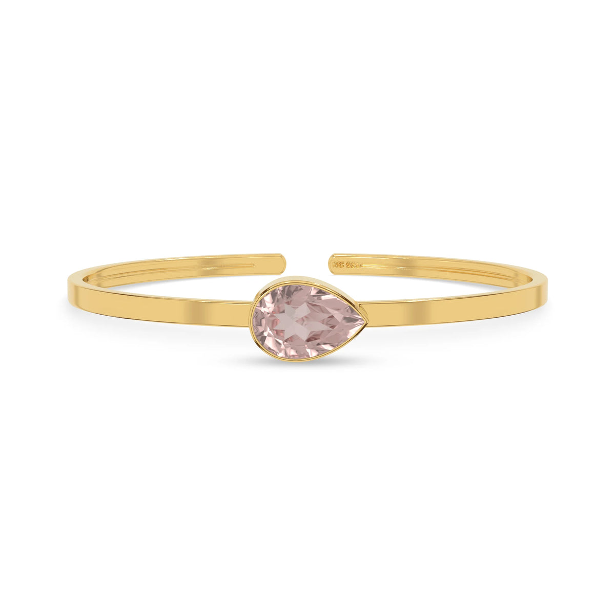 rose quartz cut bracelet