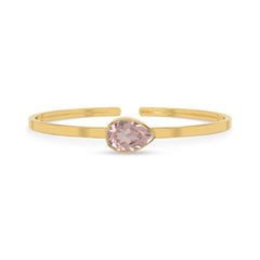 rose quartz cut bracelet