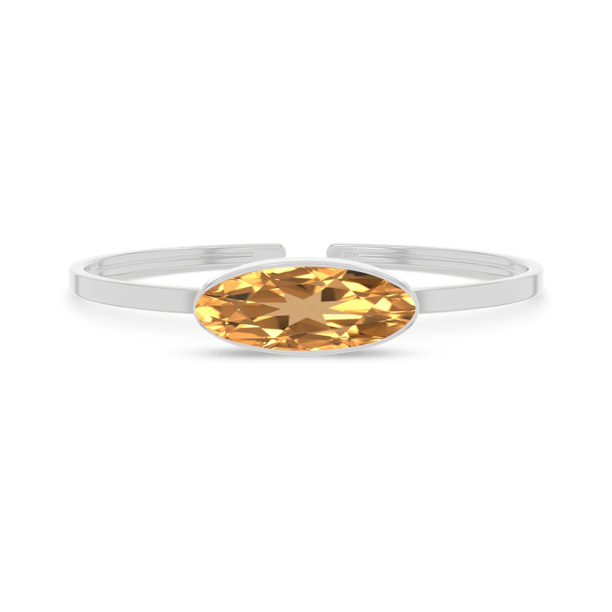 citrine cut bracelet