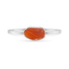 carnelian rough bracelet