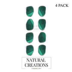 malachite earrings 