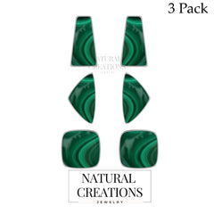 malachite earrings