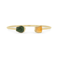 moldavite libyan twister bracelet