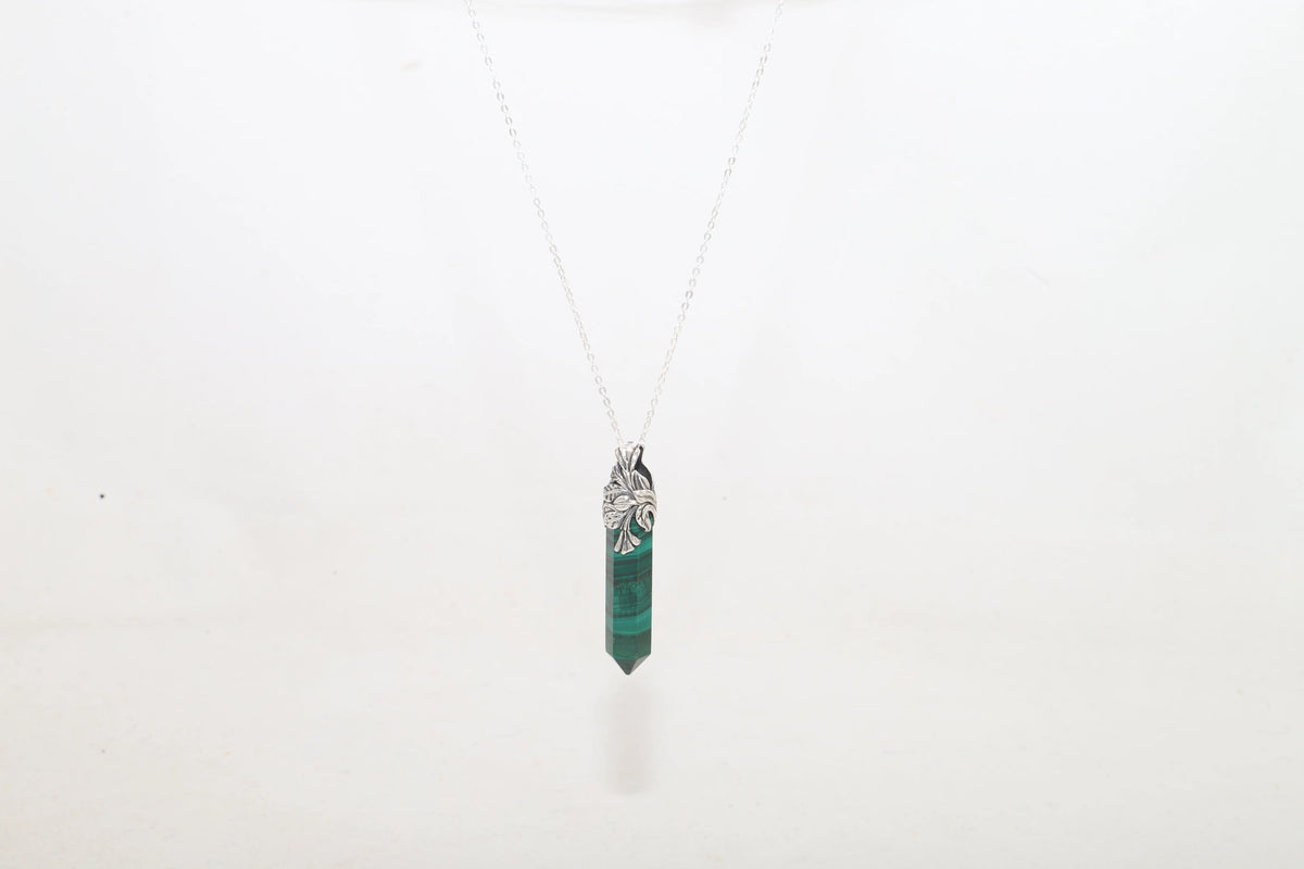 malachite pendant