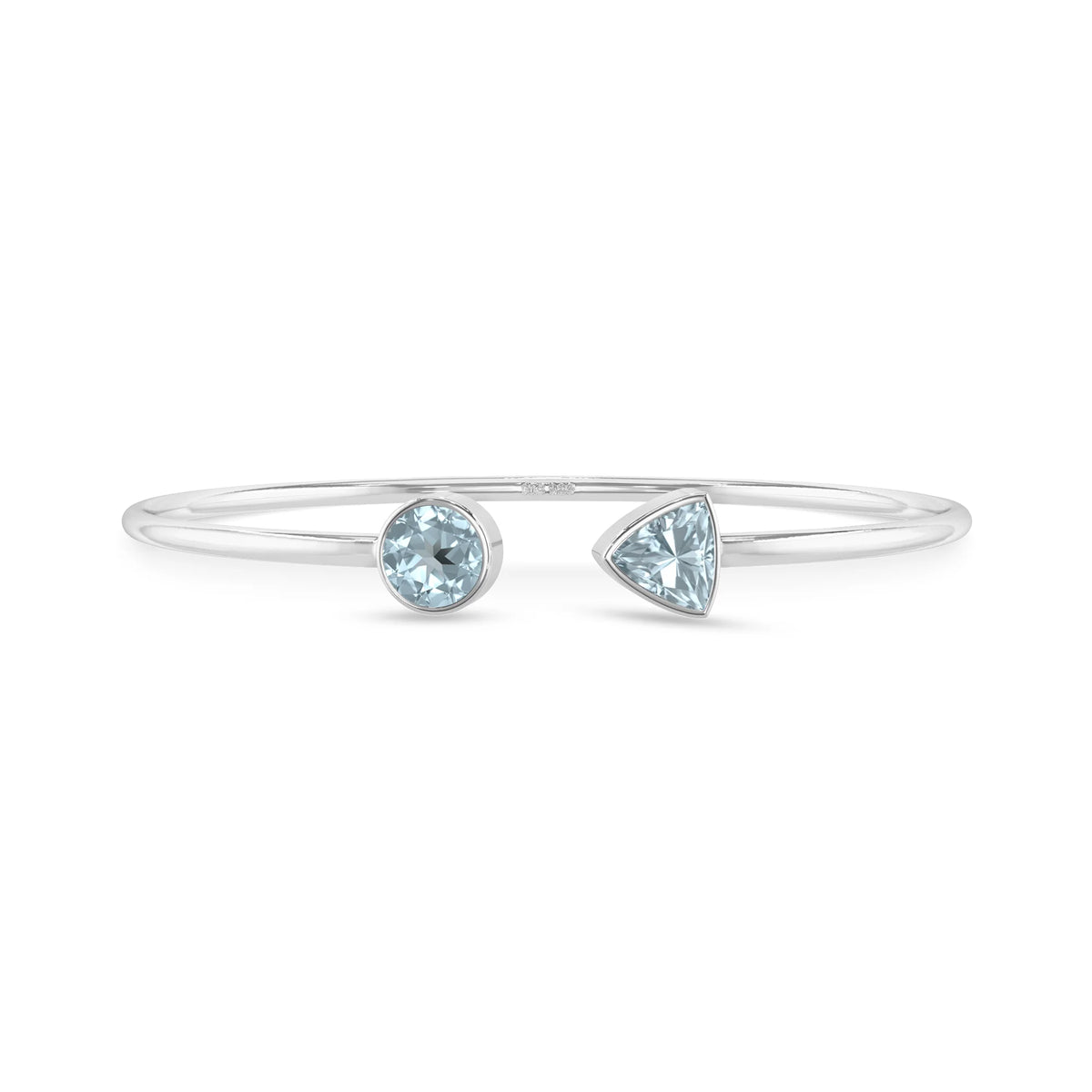 aquamarine cut bracelet
