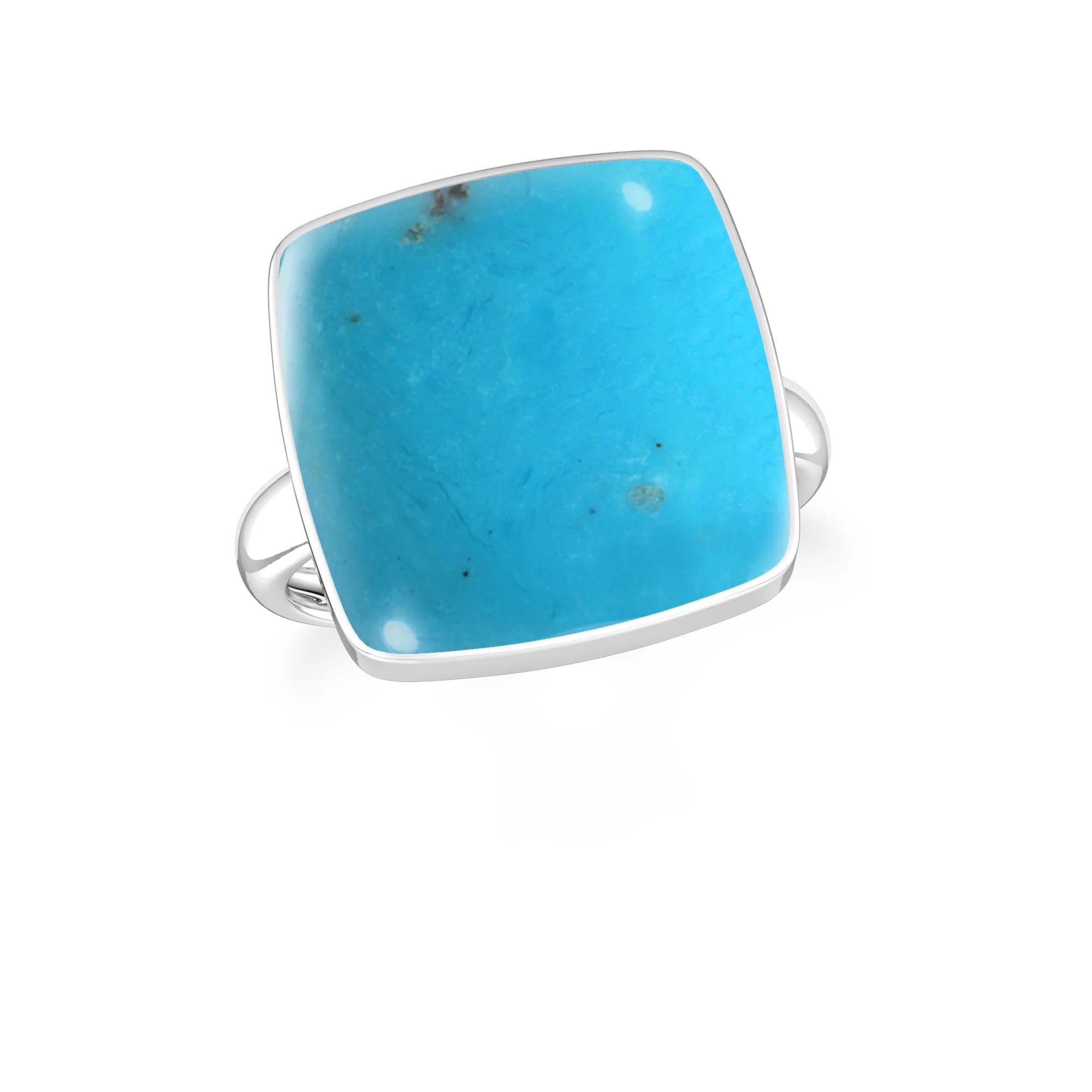 turquoise bezel-set ring