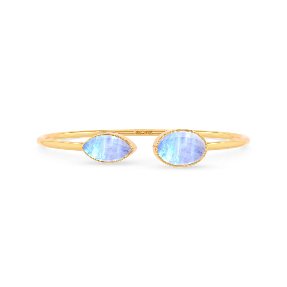 purple moonstone cab bracelet