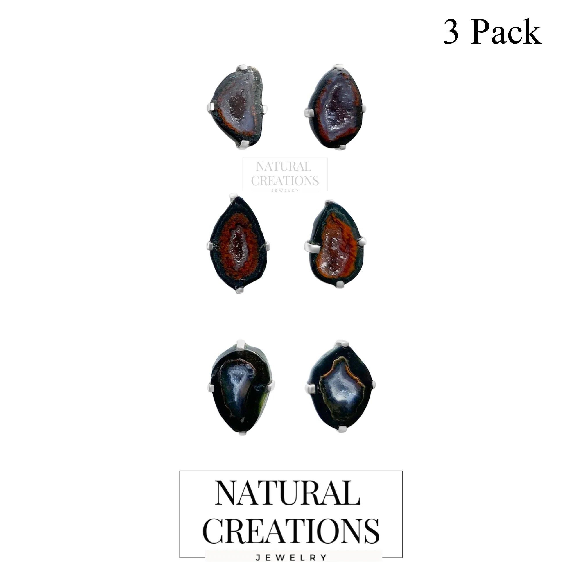 geode earrings 