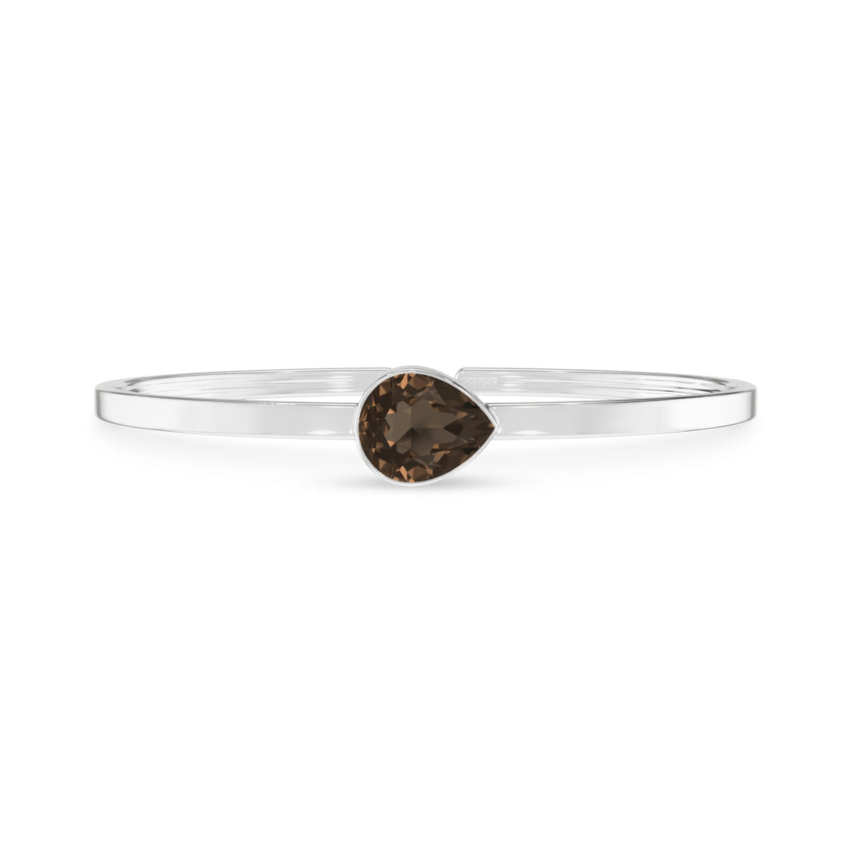 smoky quartz cut bracelet
